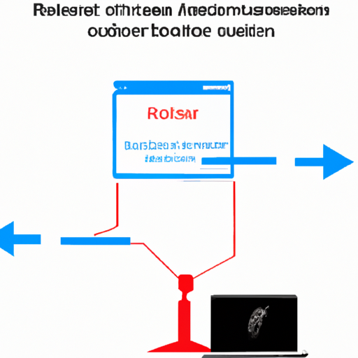 An image that showcases a router advertisement message being received by a host