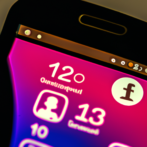 An image depicting a smartphone screen displaying an Instagram profile with a substantial number of followers, accompanied by a multitude of likes and comments on various posts