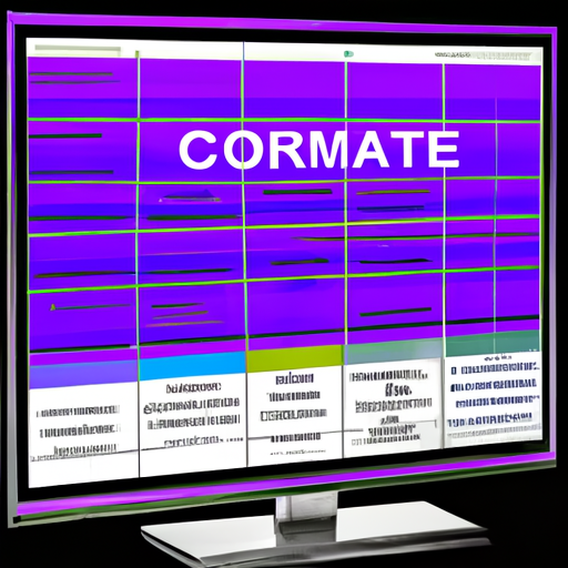 An image showcasing a computer screen displaying a software program that exhibits a grid of colorful and engaging advertisements