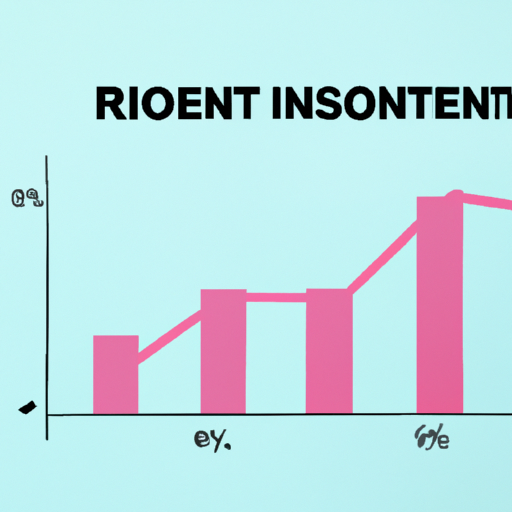 An image of a graph with a rising line, representing the return on investment (ROI) in online advertising